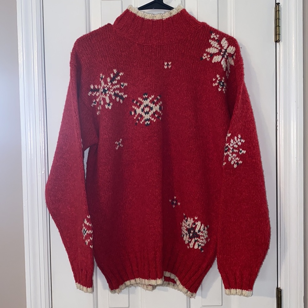 Vintage Holiday Wool Blend Sweater